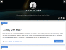 Tablet Screenshot of jasonmciver.com